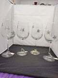 Metallic Silver Stars Reimagined 5pc Bar Set