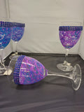 Reimagined D'usse Wine Decanter paired with 4pc Crystal Wine Glass Set