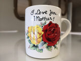 "I Love You Mother!" Porcelain Coffee Mug - FayZen's Kreations