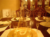 Etched Crystal Sherry Cordial Glass Set - FayZen's Kreations