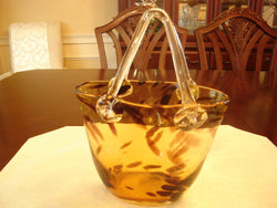 Gold Leopard Print Purse-Shaped Figurine - FayZen's Kreations