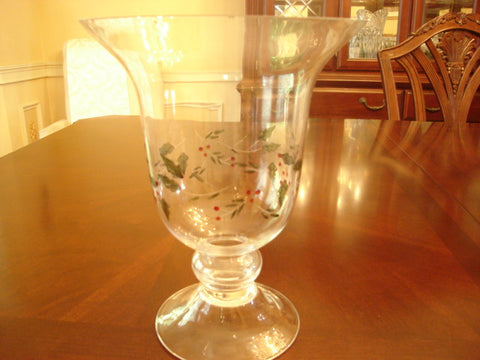 Pfaltzgraff Crystal Christmas Vase - FayZen's Kreations