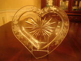 Heart-Shaped Dessert Dish With Frosted & Embossed Flowers - FayZen's Kreations