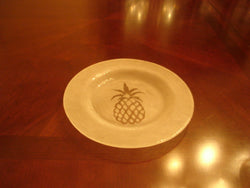Frosted Pineapple Etched Dessert Plate Set - FayZen's Kreations