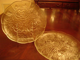 Scalloped Flower Embossed Luncheon Plate Set - FayZen's Kreations