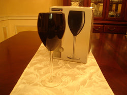 Black Wine 4 pc Glass Set By Luminarc - FayZen's Kreations