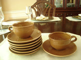 Russell Wright Iroquois Casual China Nutmeg Cup & Saucer - FayZen's Kreations