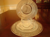 Imperial Cape Cod Pressed Pattern Dinnerware Set With Serving Bowl - FayZen's Kreations