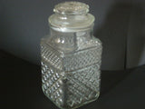 Anchor Hocking Wexford Cookie Jar with Stopper - FayZen's Kreations