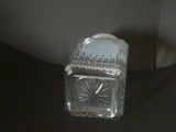 Pressed Cut Diamond Cookie/Storage Jar with Octagon-Shaped Stopper - FayZen's Kreations