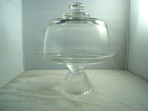 "Cutey"Footed Cheese Ball Tray with Dome - FayZen's Kreations