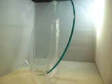 Orb Style Etched Clear Glass Display Platter - FayZen's Kreations