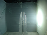 Orb Style Etched Clear Glass Display Platter - FayZen's Kreations