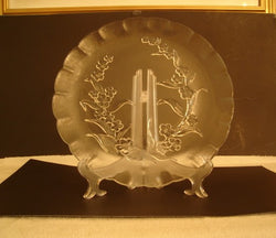 Scalloped Grape Embossed Platter - FayZen's Kreations
