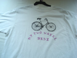 "My Two Wheel Benz" Handcrafted Men's T-Shirt - FayZen's Kreations