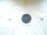 "Circles" Unique Hand Painted Unisex T-Shirt with Necklace Set - FayZen's Kreations