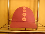 Violet Baseball Hat with Large Pink Buttons - FayZen's Kreations