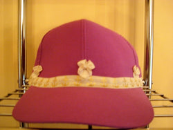 Anchors & Bows - Violet Baseball Hat - FayZen's Kreations