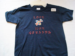 "Look Mom No Hands" Hand Painted Youth T-Shirt - FayZen's Kreations