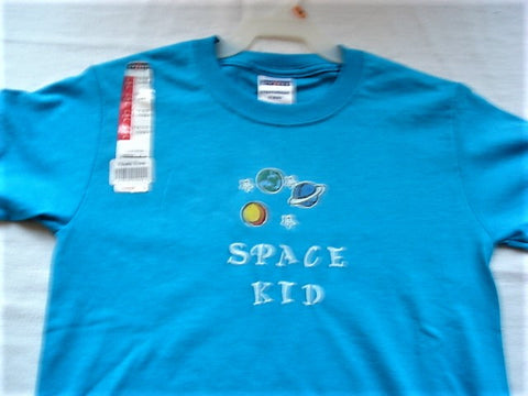 "Space Kid" Youth Hand Crafted T-Shirt - FayZen's Kreations