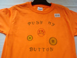 "Push My Button" Hand Crafted Youth T-Shirt - FayZen's Kreations