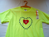 Tiered Checkered Heart Hand Crafted Youth T-Shirt - FayZen's Kreations
