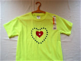 Tiered Checkered Heart Hand Crafted Youth T-Shirt - FayZen's Kreations