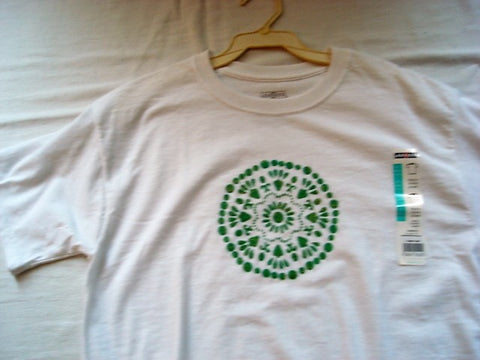"Big Wheel" Green Glitter Hand Crafted Youth T-Shirt - FayZen's Kreations