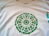"Big Wheel" Green Glitter Hand Crafted Youth T-Shirt - FayZen's Kreations