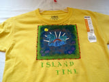 "Island Time" Hand-Painted Youth T-Shirt - FayZen's Kreations