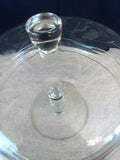 Toscany Etched Hand-Blown Domed Crystal Cake Platter - FayZen's Kreations