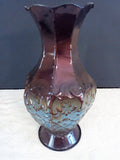 Scalloped Edge Embossed Metal Urn Shaped Vase - FayZen's Kreations