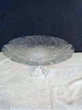 "Bubbles & Leaves" Raised Fruit Bowl with Center Handle - FayZen's Kreations