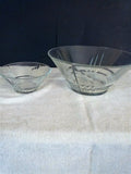 Luminarc Cut Crystal Salad and Dip Bowl Set - FayZen's Kreations