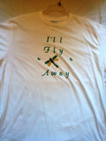 "I'll Fly Away" Unisex T-Shirt with Sequin Dragonfly Applique plus Necklace Set - FayZen's Kreations