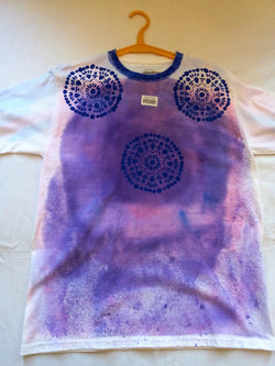 Big Wheel Tie Dye Hand-Painted Youth T-Shirt - FayZen's Kreations