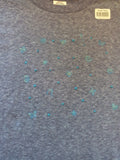 Turquoise Glitter Symbols Hand Crafted Youth T-Shirt - FayZen's Kreations