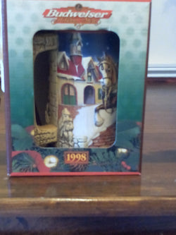 1998 Budweiser Grant's Farm Holiday Handcrafted Collectible Stein - FayZen's Kreations
