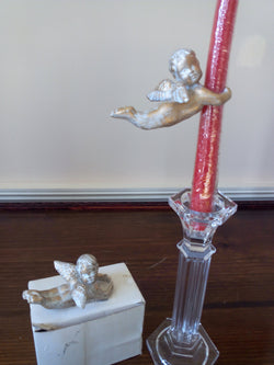 Angel Candle Climber 2 pc Set Christmas Figurines - FayZen's Kreations