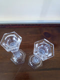 Formal Tall Crystal Fluted Candle Holders - FayZen's Kreations