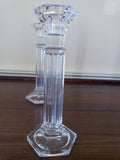 Formal Tall Crystal Fluted Candle Holders - FayZen's Kreations