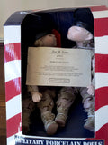 Jane & Joe Porcelain Military Dolls  2004 Special Edition - FayZen's Kreations