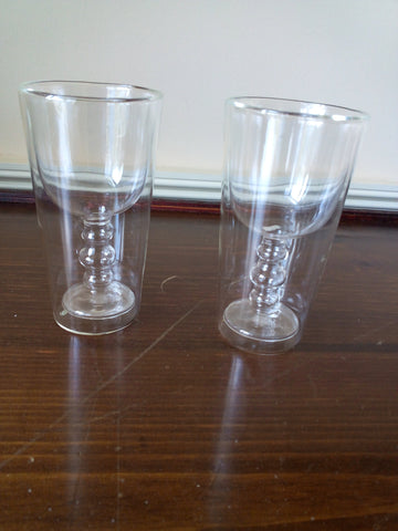 Double Walled Pint Glasses, Set of 2