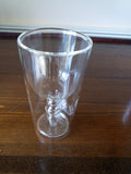 Double Wall 2 pc Glass Set; Wine Glass Within Glass - FayZen's Kreations
