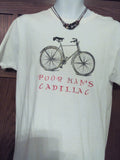 "Poor Man's Cadillac" Hand Crafted Men's T-Shirt plus Men's Leather Necklace - FayZen's Kreations