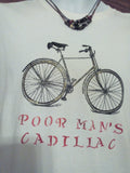 "Poor Man's Cadillac" Hand Crafted Men's T-Shirt plus Men's Leather Necklace - FayZen's Kreations