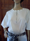 Silver Diamond Mesh Ribbon Handcrafted Ladies T-Shirt with Black & White Scarf plus Necklace, Earrings & Bracelet Set - FayZen's Kreations