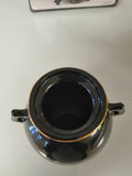Black Asian Inspired Vase with Cart - FayZen's Kreations