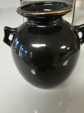 Black Asian Inspired Vase with Cart - FayZen's Kreations