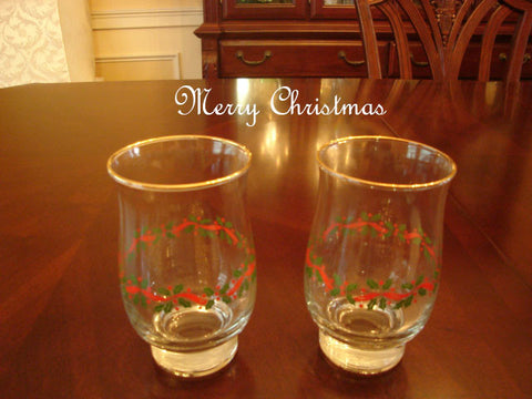 Christmas Water Glass 10 pc. Set - FayZen's Kreations